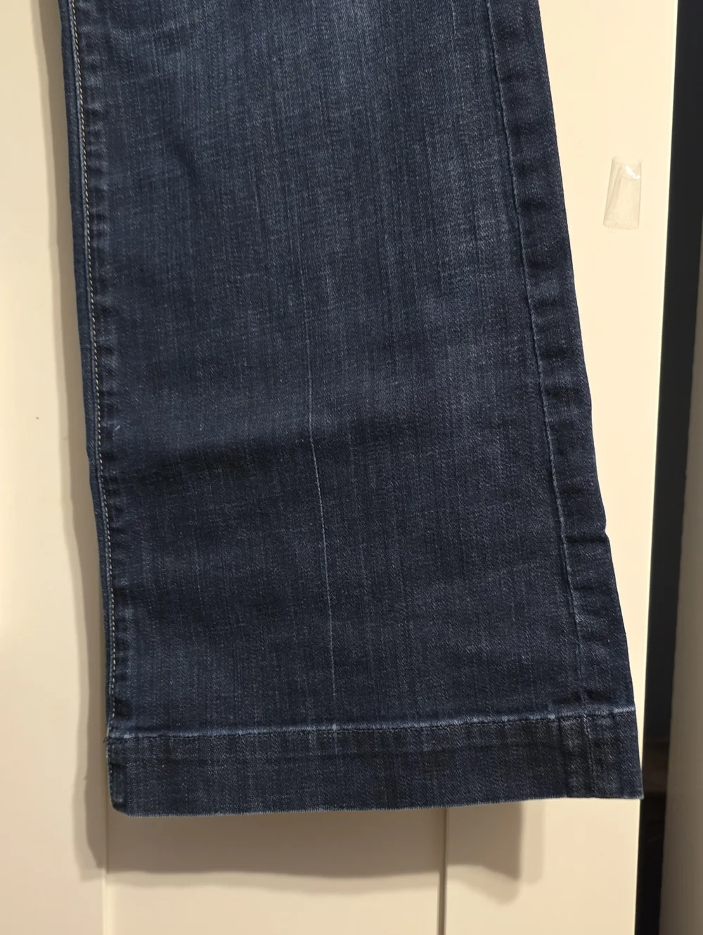 7 For All Mankind Short Inseam Dojo Slim Illusion Jeans Womens 31x30 Blue M-Wash